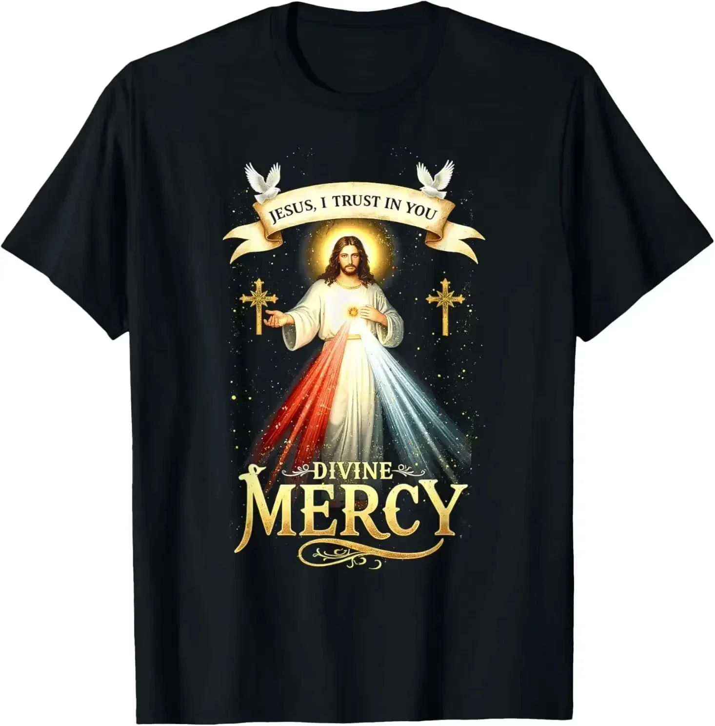 Jesus I Trust In You Divine Mercy Catholic Christian Jesus T-Shirt
Jesus I Trust In You Divine Mercy Catholic Christian Jesus T-Shirt