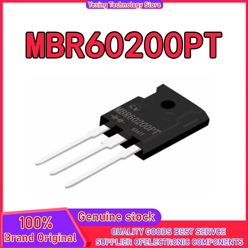 10 шт./лот, новый и оригинальный диод Шоттки MBR60200PT с большим током 60 А 200 В TO-247
10 шт./лот, новый и оригинальный диод Шоттки MBR60200PT с большим током 60 А 200 В TO-247