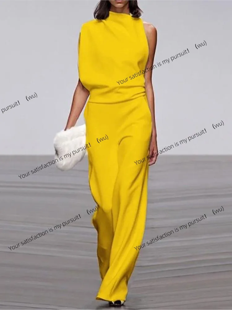 2024, летние новые однотонные комбинезоны без рукавов с воротником-стойкой, женские модные темпераментные элегантные женские комбинезоны с открытой спиной
2024, летние новые однотонные комбинезоны без рукавов с воротником-стойкой, женские модные темпераментные элегантные женские комбинезоны с открытой спиной