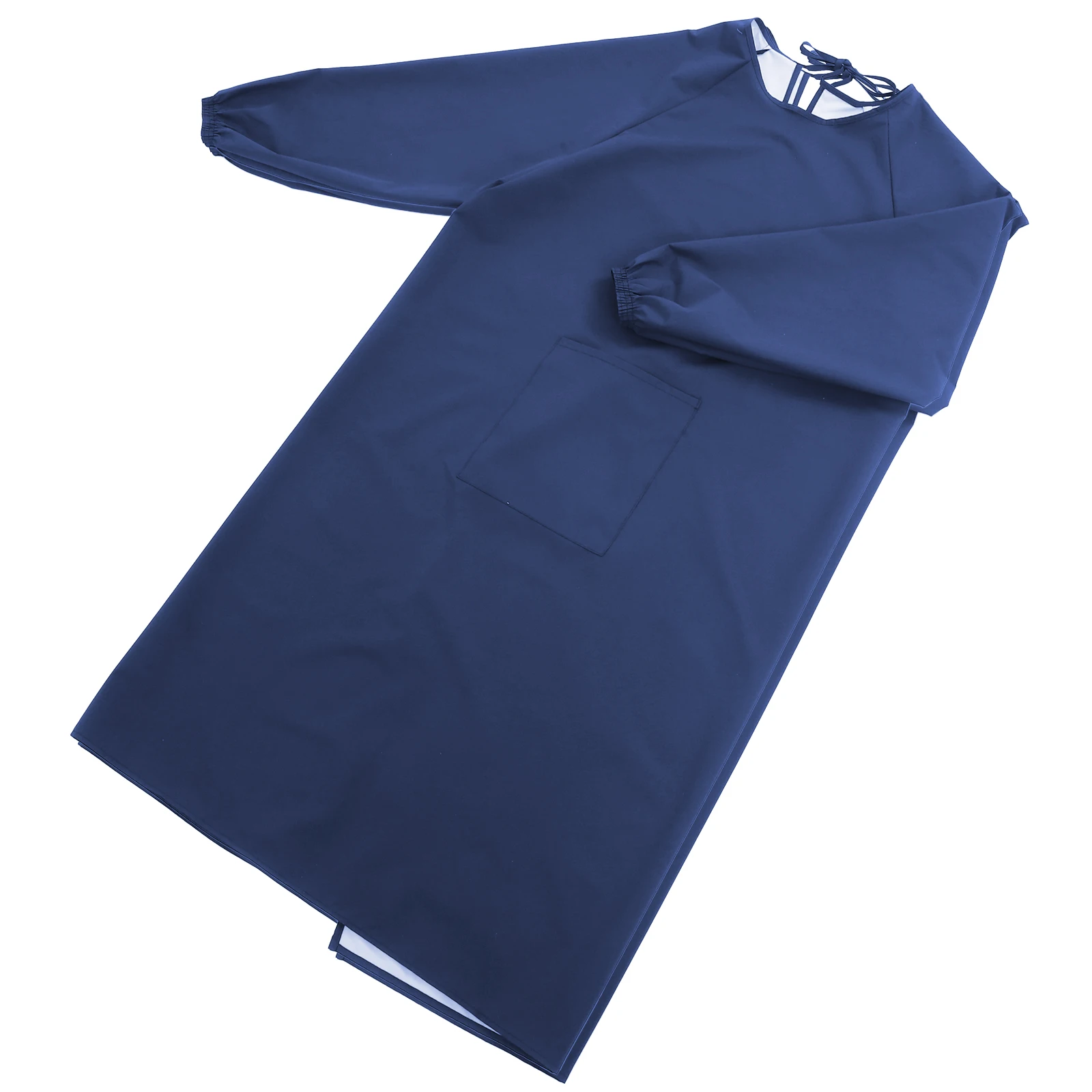 Waterproof Oilproof Heavy Duty Long Sleeve Apron With Pocket Gardening Work Protective Vest Apron Dark Blue Kitchen 
Waterproof Oilproof Heavy Duty Long Sleeve Apron With Pocket Gardening Work Protective Vest Apron Dark Blue Kitchen