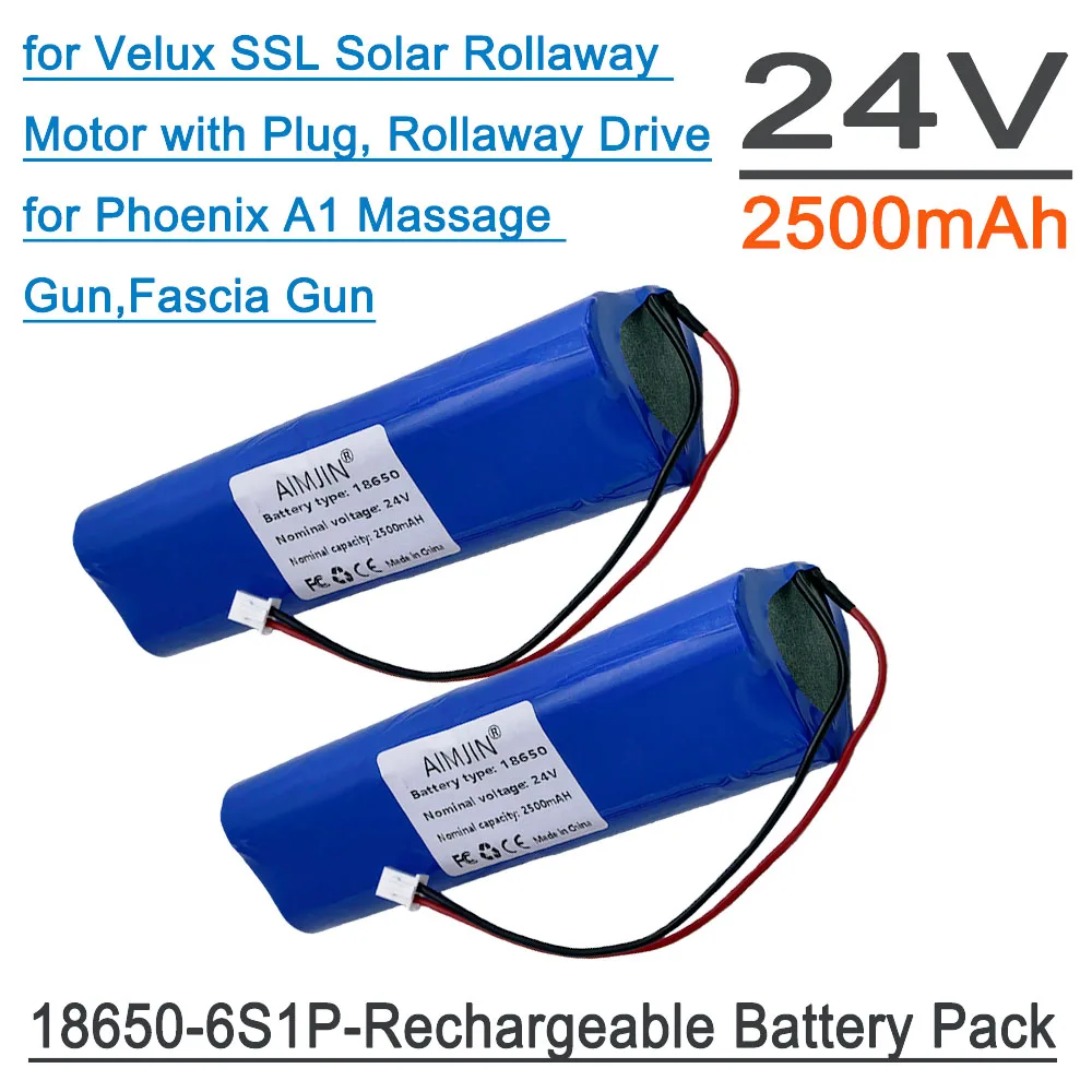 Rechargeable Li-ion Battery Pack for Phoenix A1 Massage Gun,Fascia Gun,24V 2500mAh
Rechargeable Li-ion Battery Pack for Phoenix A1 Massage Gun,Fascia Gun,24V 2500mAh