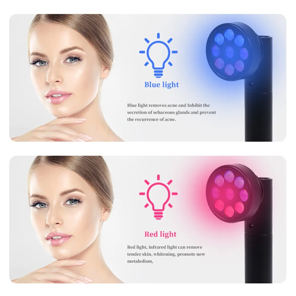 Portable Handheld Light Multifunction Red Infrared Home Use Facial Beauty Wand
Portable Handheld Light Multifunction Red Infrared Home Use Facial Beauty Wand