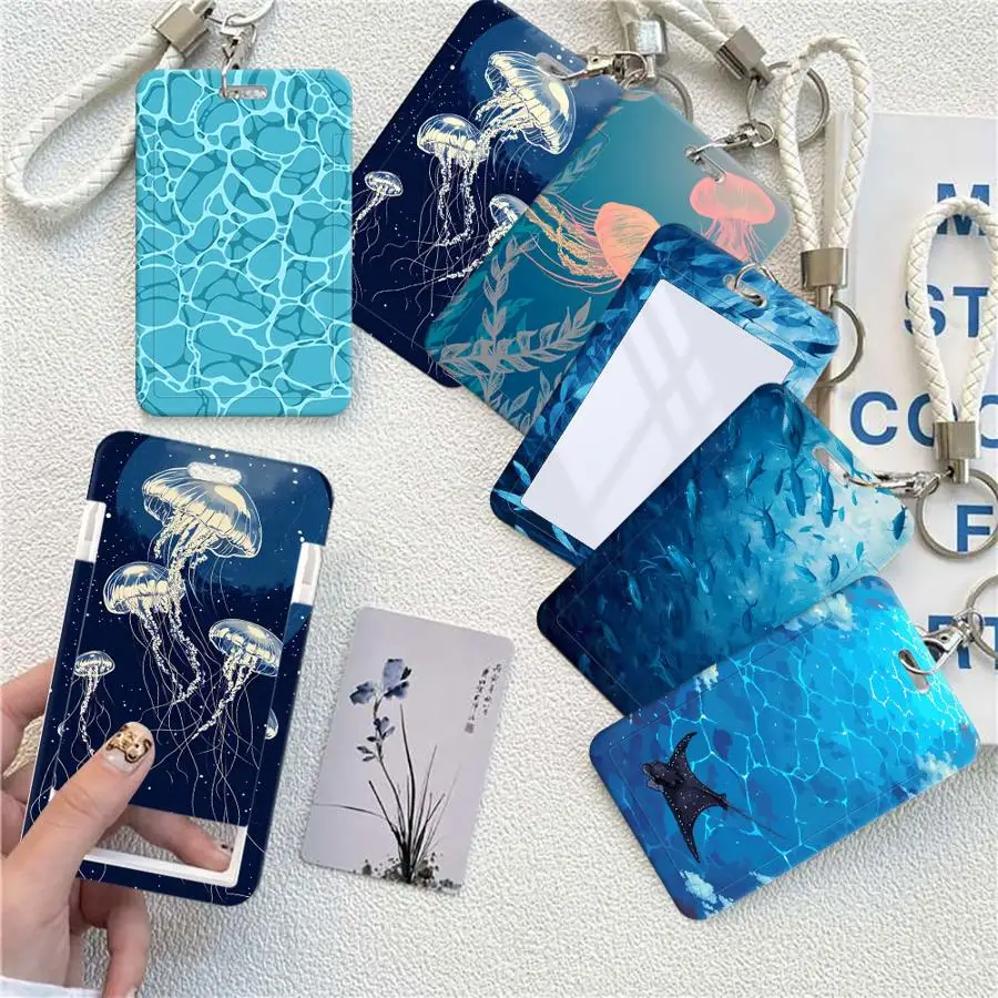 Marine Jellyfish 1Pc Card Holder Retractable Credit Card Holders Holders Child Bus with lanyard Bank ID Badge Cover Case
Marine Jellyfish 1Pc Card Holder Retractable Credit Card Holders Holders Child Bus with lanyard Bank ID Badge Cover Case