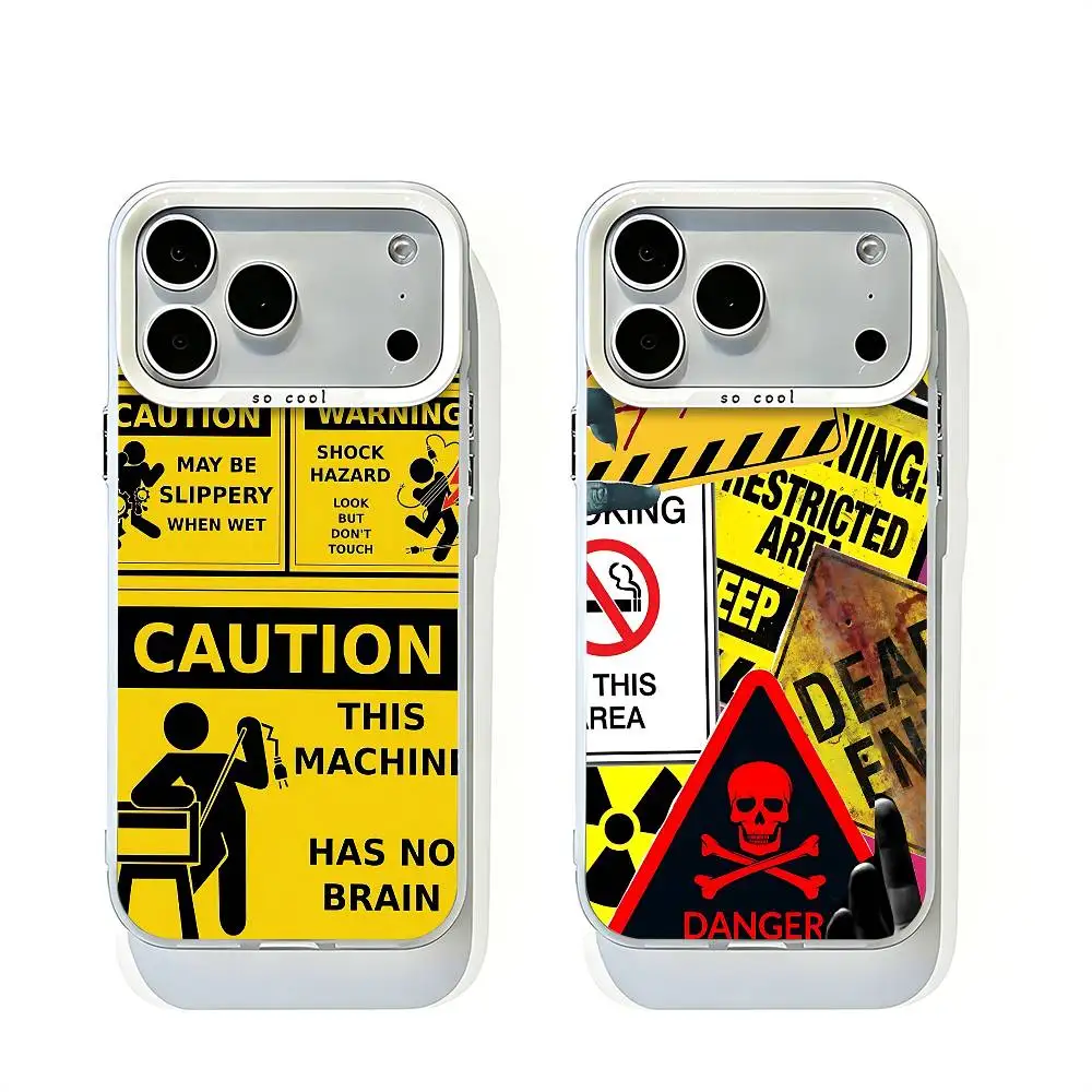 Warning Sign White Matte So Cool Lens Bumper Printed Cover For iPhone 16 15 17 14 11 12 13 Pro Max
Warning Sign White Matte So Cool Lens Bumper Printed Cover For iPhone 16 15 17 14 11 12 13 Pro Max