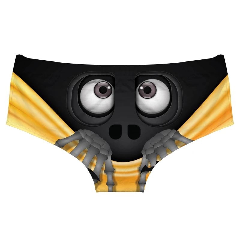 Cute Halloween Cartoon Printed Women's Underwear Thin Milk Silk Female Knickers Elastic Waistband Briefs Seamless Lady Panties
Cute Halloween Cartoon Printed Women's Underwear Thin Milk Silk Female Knickers Elastic Waistband Briefs Seamless Lady Panties