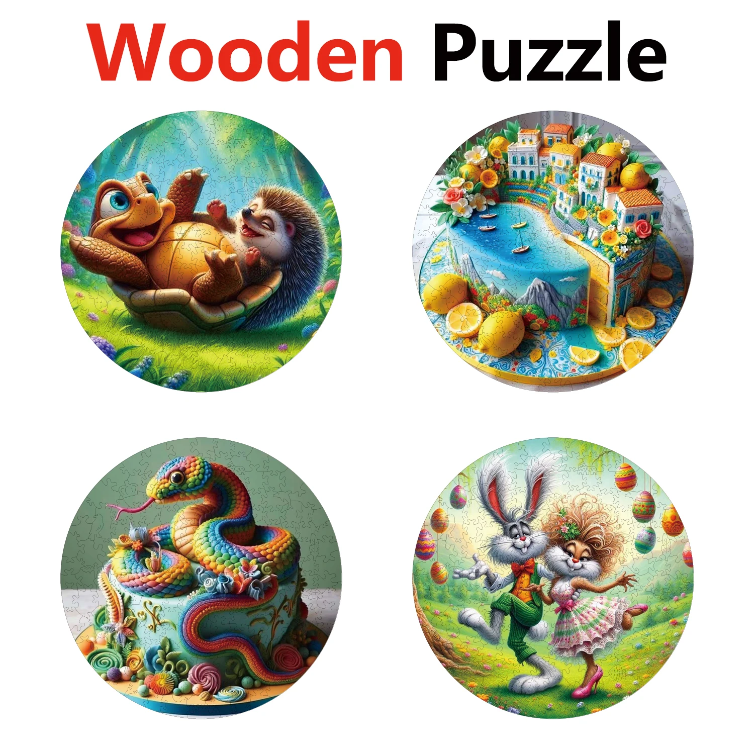 Turtle Fortress Snake Rabbit Animal Puzzles High Quality Jigsaw Puzzle Wooden Puzzle Best Christmas Gift
Turtle Fortress Snake Rabbit Animal Puzzles High Quality Jigsaw Puzzle Wooden Puzzle Best Christmas Gift