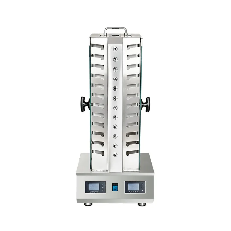 Vertical rotating visual grill, automatic rotating electric grill, grilled lamb skewer
Vertical rotating visual grill, automatic rotating electric grill, grilled lamb skewer