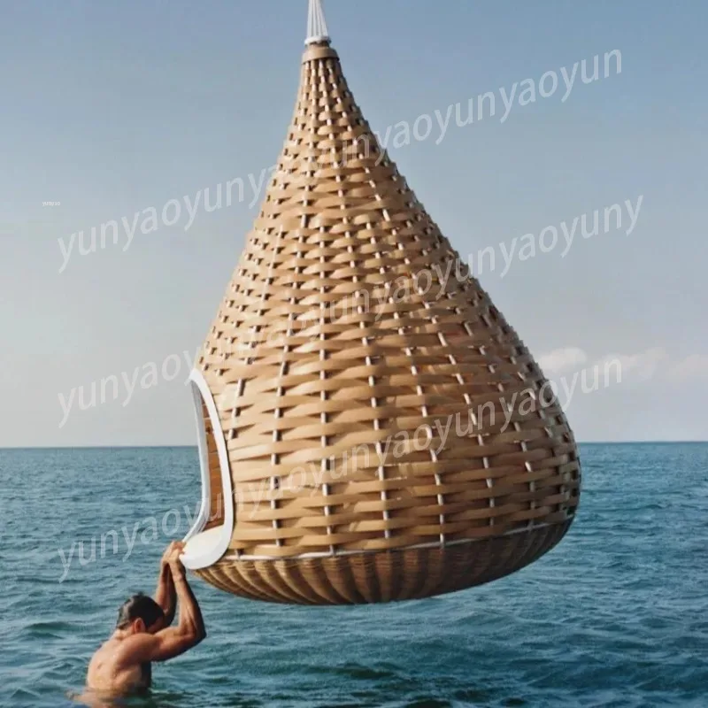Большой уличный гамак-кокон из ротанга для взрослых, двухместное подвесное кресло-качалка для балкона и патио
Большой уличный гамак-кокон из ротанга для взрослых, двухместное подвесное кресло-качалка для балкона и патио