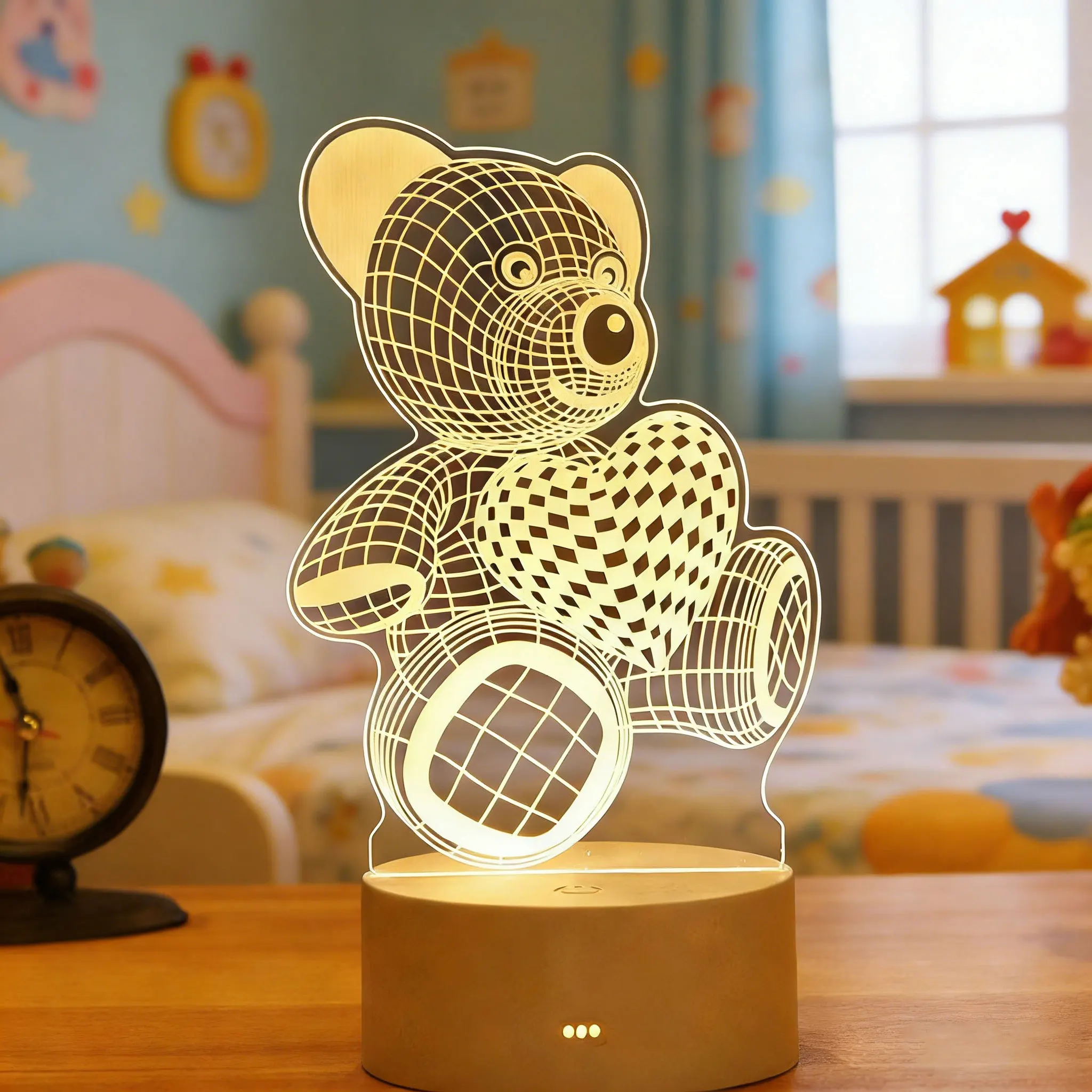 USB-светильник 3D LED: ночник, украшение для стола, подарок на свадьбу, день рождения, Рамадан, День святого Валентина, День матери, декор для комнаты
USB-светильник 3D LED: ночник, украшение для стола, подарок на свадьбу, день рождения, Рамадан, День святого Валентина, День матери, декор для комнаты