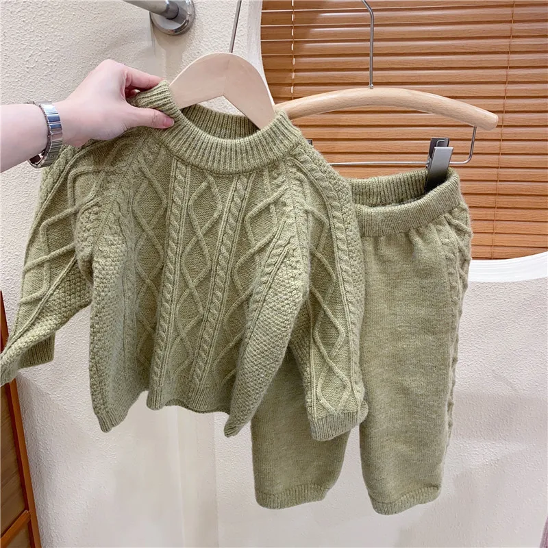 Girl Clothes Suit Knit Set Vintage Floral Craft 2023 Winter Thickened Baby Nordic Style Sweater Knit Pants Girl Winter Clothes
Girl Clothes Suit Knit Set Vintage Floral Craft 2023 Winter Thickened Baby Nordic Style Sweater Knit Pants Girl Winter Clothes