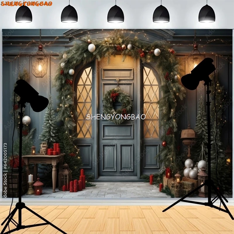 Christmas Day Wreach Snowflake Photography Backdrops Front Door Winter New Year Cottage Living Room Decoration Background DD-08
Christmas Day Wreach Snowflake Photography Backdrops Front Door Winter New Year Cottage Living Room Decoration Background DD-08