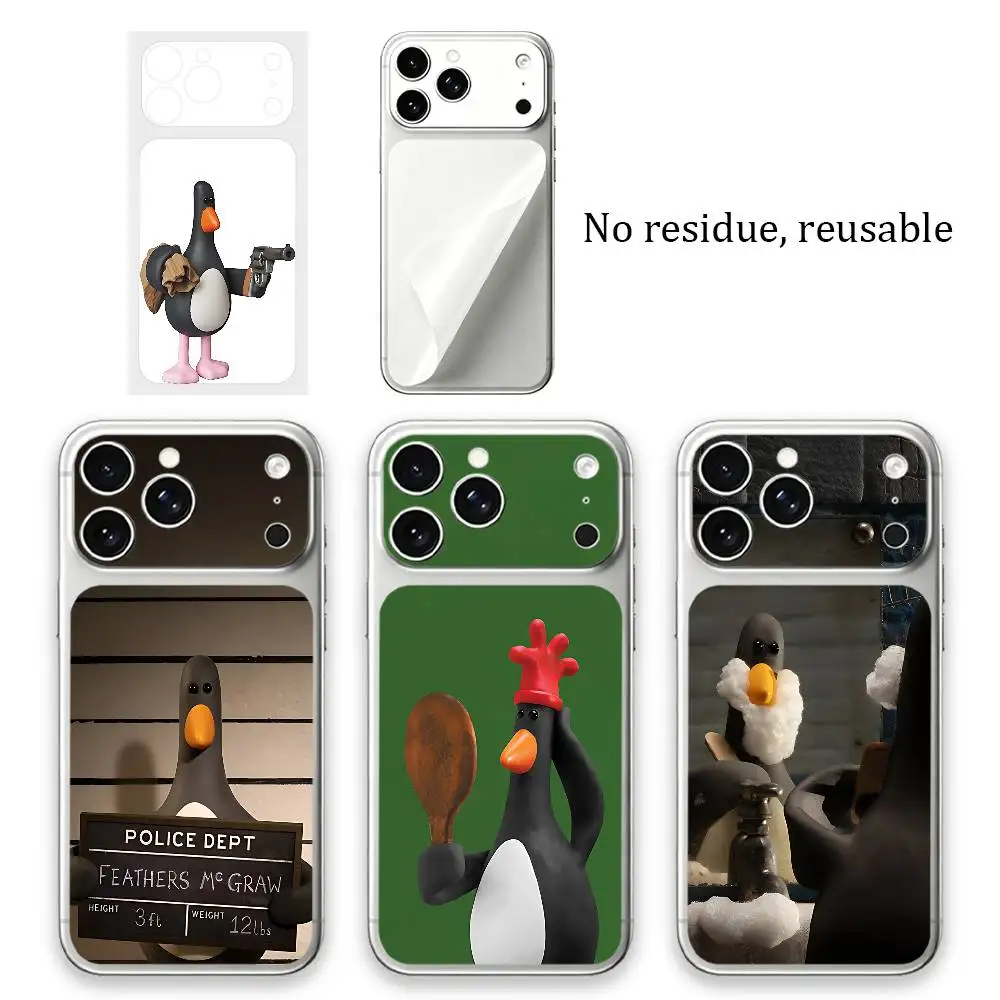 W-Wallace and G-Gromit Penguin Back Skin Sticker For iPhone 17 Pro Max Anti-Scratch Rear Protective Film
W-Wallace and G-Gromit Penguin Back Skin Sticker For iPhone 17 Pro Max Anti-Scratch Rear Protective Film