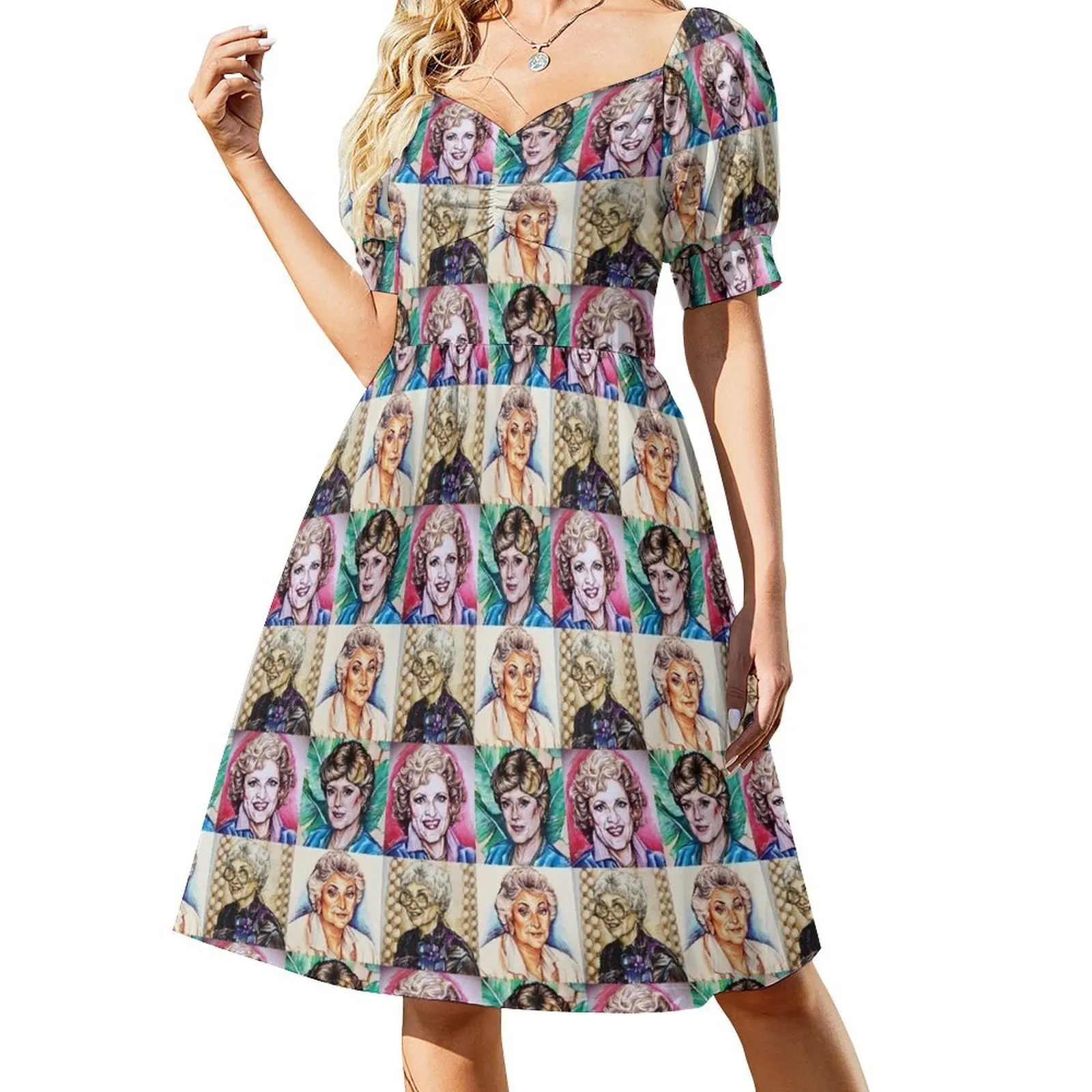 The Original Golden Girls Short Sleeved Dress elegant chic wedding evening dresses clothes Dress
The Original Golden Girls Short Sleeved Dress elegant chic wedding evening dresses clothes Dress