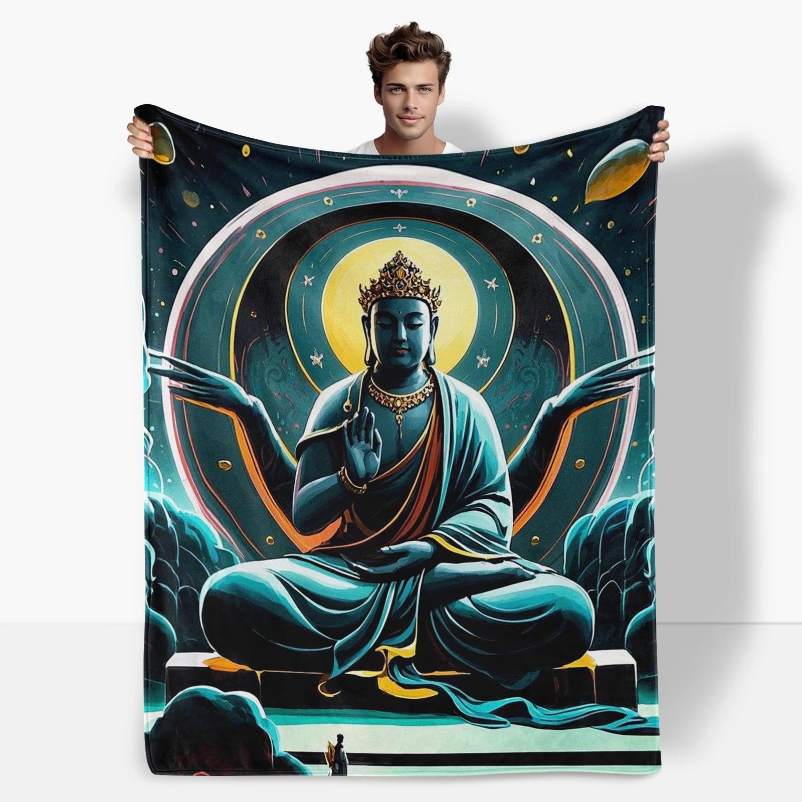 Buddha In Meditation Blanket, Ideal Gift For Loved Ones, Reflects Respect For Faith And Brings Tranquility
Buddha In Meditation Blanket, Ideal Gift For Loved Ones, Reflects Respect For Faith And Brings Tranquility