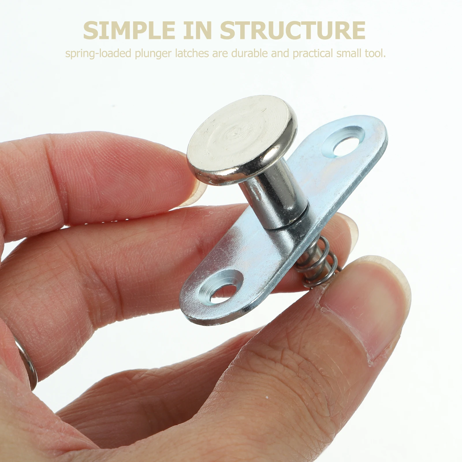 4pcs Spring Latch Stainless Steel Bed Hook Door Hardware Baby Beds Cupboard Catches Mini Crib Plunger Locking Pins Furniture
4pcs Spring Latch Stainless Steel Bed Hook Door Hardware Baby Beds Cupboard Catches Mini Crib Plunger Locking Pins Furniture