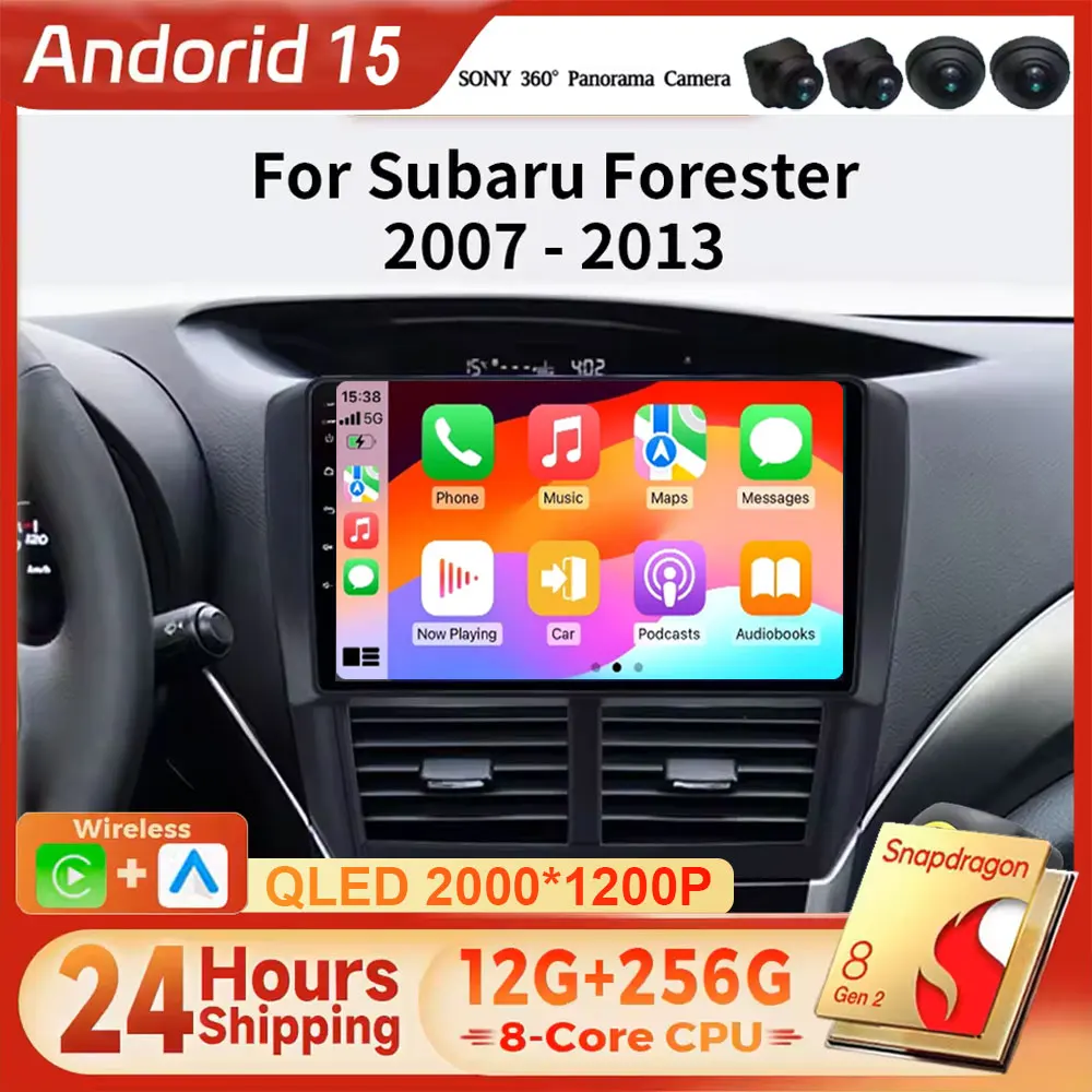 Car Radio For Subaru Forester 3 SH WRX 2007-2013 Stereo 4G LTE GPS Head Unit Viedo Player 2 DIN 2DIN DVD Android 15 Multimedia
Car Radio For Subaru Forester 3 SH WRX 2007-2013 Stereo 4G LTE GPS Head Unit Viedo Player 2 DIN 2DIN DVD Android 15 Multimedia
