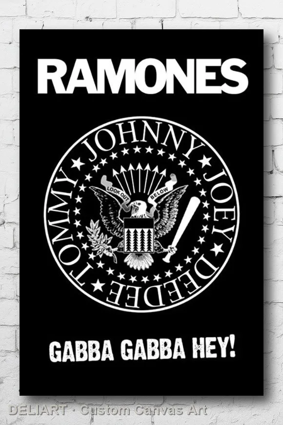 RAMONES - BAND SEAL LOGO Canvas Poster Custom Size Available Room Decoration Home Decor Wall Art
RAMONES - BAND SEAL LOGO Canvas Poster Custom Size Available Room Decoration Home Decor Wall Art