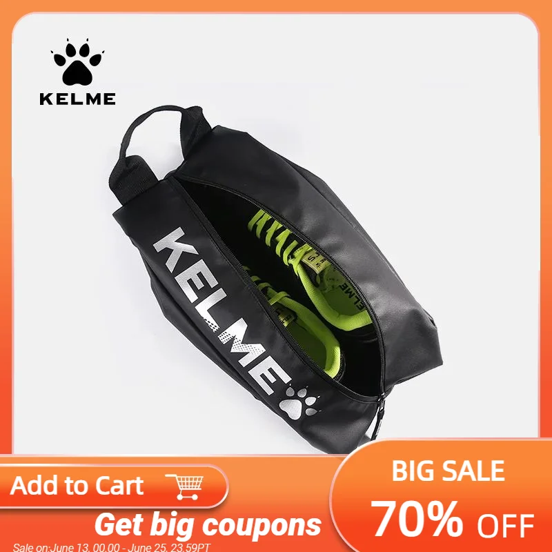 KELME Shoes Bag Soccer Handbags Men Training Fitness Exercise Sports Equipment Waterproof Light Bags High Capacity Kid 9886018
KELME Shoes Bag Soccer Handbags Men Training Fitness Exercise Sports Equipment Waterproof Light Bags High Capacity Kid 9886018