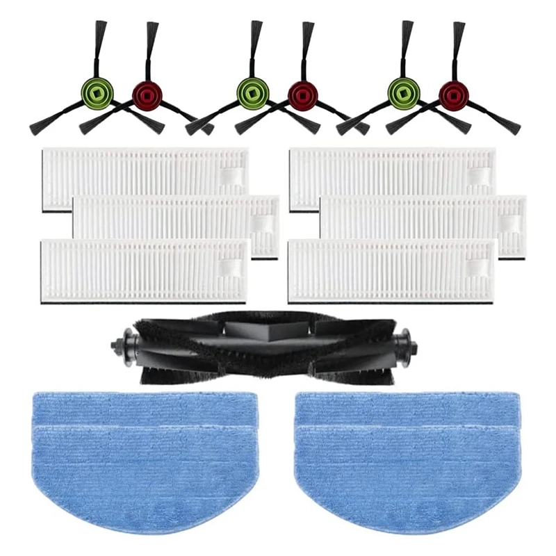 Replacement Spare Parts Accessories For Tikom Vacuum Cleaner Robot G8000/G8000 Pro, Main Brush Side Brushes Filters Wipes 
Replacement Spare Parts Accessories For Tikom Vacuum Cleaner Robot G8000/G8000 Pro, Main Brush Side Brushes Filters Wipes