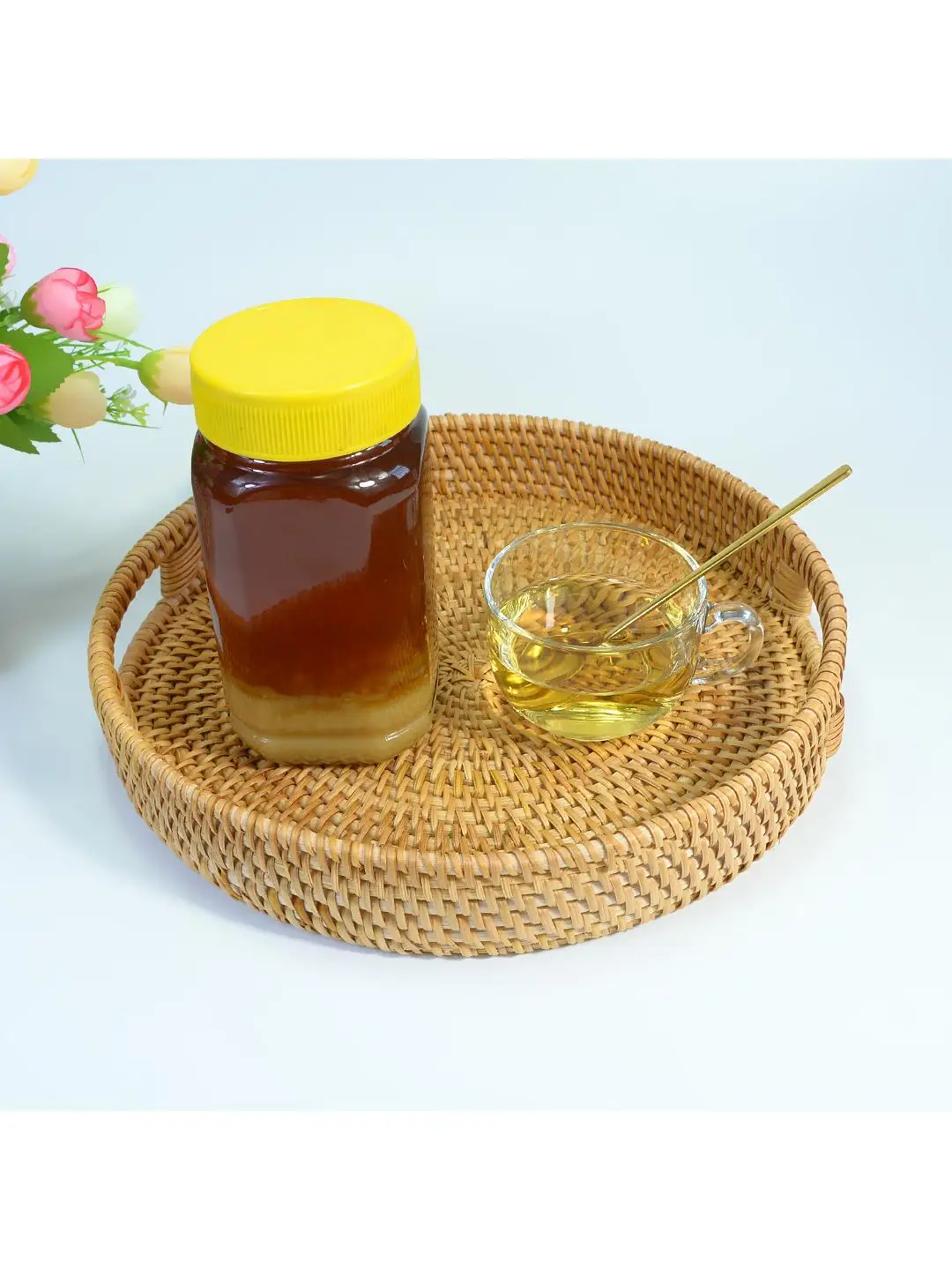 Japanese Style Handmade Wicker Desktop Tea Set Storage Basket Fruit Bun round Bread Dim Sum Handheld Basket Home Use
Japanese Style Handmade Wicker Desktop Tea Set Storage Basket Fruit Bun round Bread Dim Sum Handheld Basket Home Use