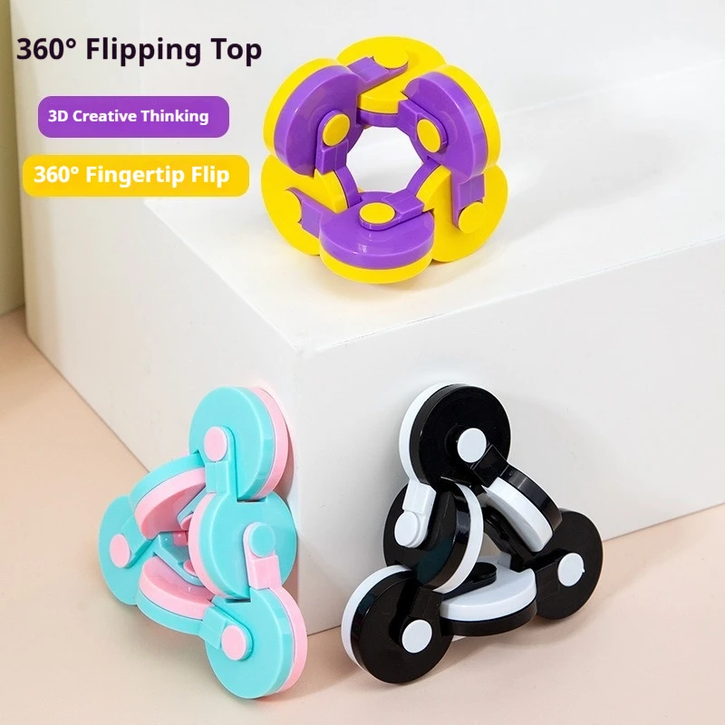 Fidget Flip Gyro 3d Cube 360 Degree Rotatable Handheld Stress Relief Toy Creative Novelty Decompression Toy For Adult Gift Daily
Fidget Flip Gyro 3d Cube 360 Degree Rotatable Handheld Stress Relief Toy Creative Novelty Decompression Toy For Adult Gift Daily