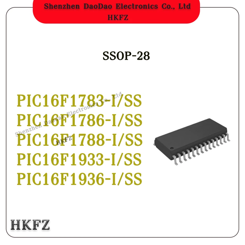 PIC16F1783-I/SS PIC16F1786 PIC16F1788 PIC16F1933 PIC16F1936 I SS SSOP-28 MCU microcontroller chip new original
PIC16F1783-I/SS PIC16F1786 PIC16F1788 PIC16F1933 PIC16F1936 I SS SSOP-28 MCU microcontroller chip new original