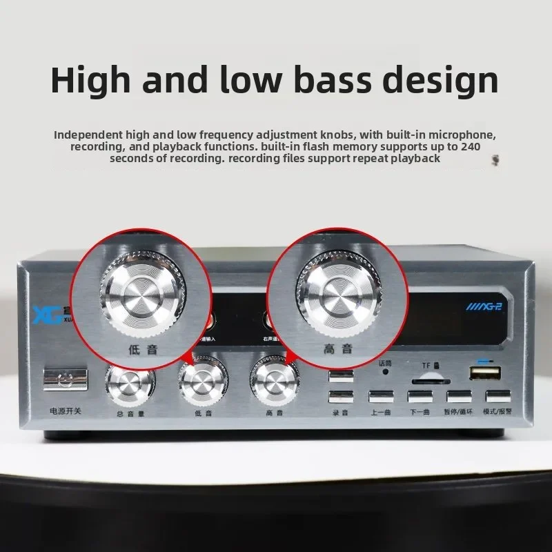 Stable Car Loudspeaker Power Amplifier 12v24v Bluetooth Recording Audio Input Super Power Loudspeaker Broadcast
Stable Car Loudspeaker Power Amplifier 12v24v Bluetooth Recording Audio Input Super Power Loudspeaker Broadcast