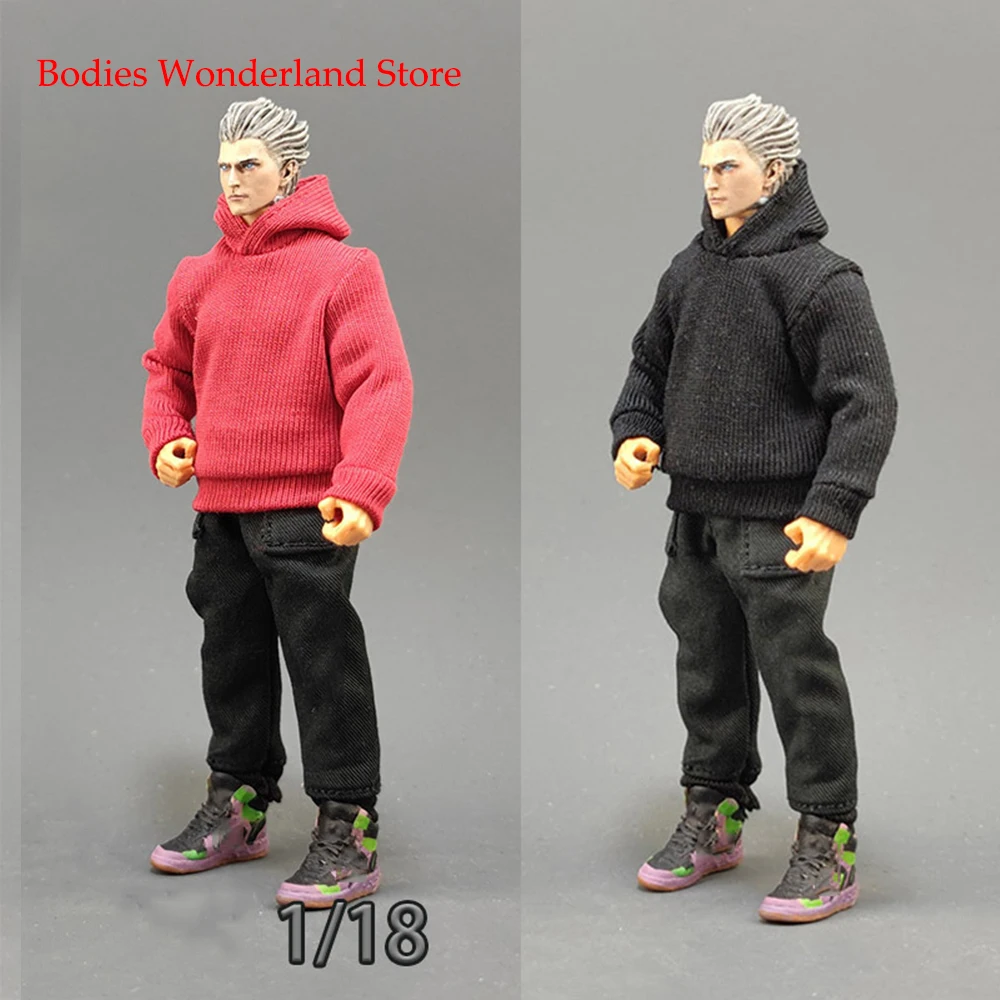 1/18 Scale Fashion Men's Sports Hoodie Sweater Sportswear Oversize Sweatshirt Trousers Accessory for 3.75 BFS inch Action Figure
1/18 Scale Fashion Men's Sports Hoodie Sweater Sportswear Oversize Sweatshirt Trousers Accessory for 3.75 BFS inch Action Figure