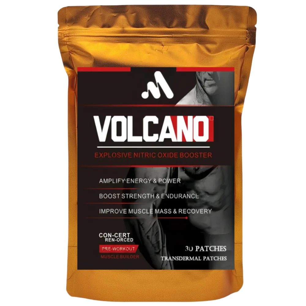 30 Patches Volcano Testosterone Booster with Explosive Nitric Oxide Booster Transdermal Patches.
30 Patches Volcano Testosterone Booster with Explosive Nitric Oxide Booster Transdermal Patches.