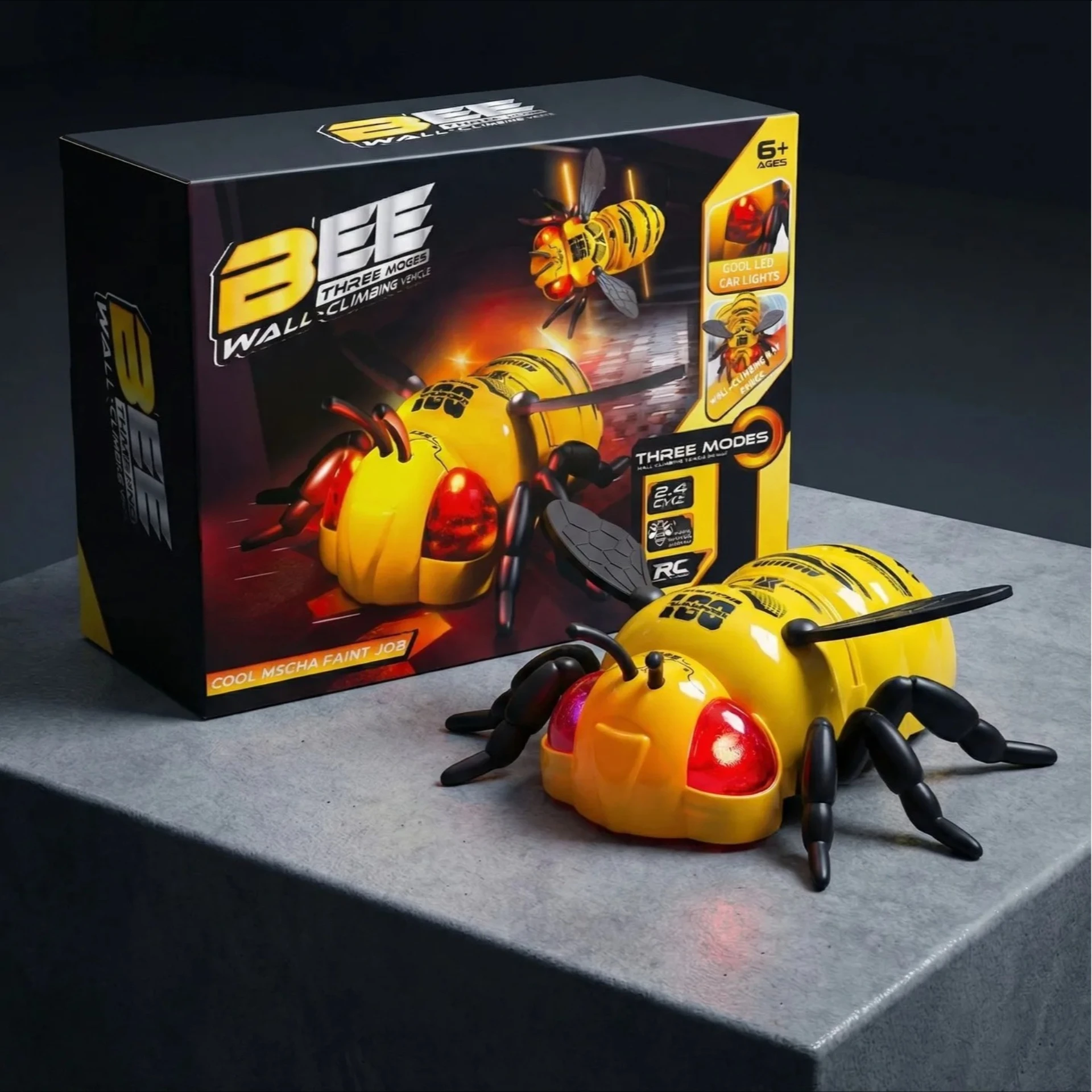 2.4G Wall Climbing RC Car, Infrared Bee Simulation Electric Toy, Creative Kids Play Gift
2.4G Wall Climbing RC Car, Infrared Bee Simulation Electric Toy, Creative Kids Play Gift