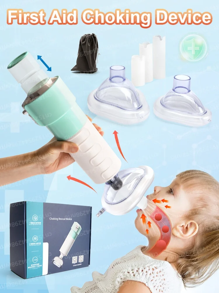 Anti Choking Automatic Device Life Saving Suction Emergency Anti Asphyxia Mask First Aid Kit Adults & Children Home Rescue
Anti Choking Automatic Device Life Saving Suction Emergency Anti Asphyxia Mask First Aid Kit Adults & Children Home Rescue 