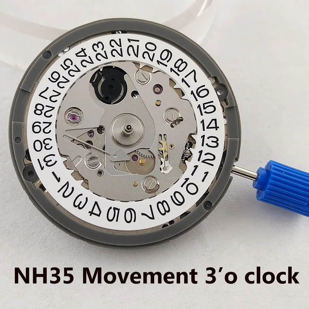 Japan NH35 Movement High Accuracy Mechanical 3 o'clock Date Mechanical Movement High Accuracy Automatic Movement NH35A
Japan NH35 Movement High Accuracy Mechanical 3 o'clock Date Mechanical Movement High Accuracy Automatic Movement NH35A