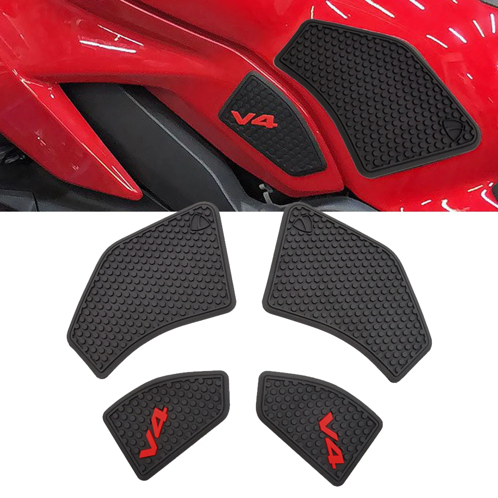 Motorcycle Side Fuel Tank Pad Stickers Nonslip Side Gas Knee Protection Traction Pad for Panigale V4S Streetfighter V4 2018-2021
Motorcycle Side Fuel Tank Pad Stickers Nonslip Side Gas Knee Protection Traction Pad for Panigale V4S Streetfighter V4 2018-2021