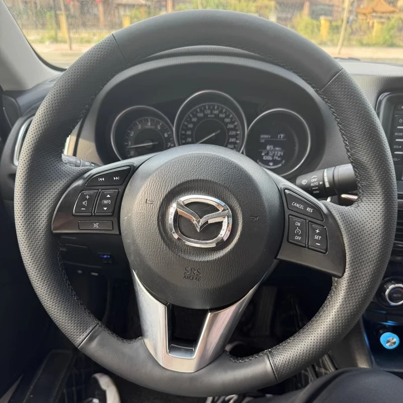 Car Steering Wheel Cover for Mazda 3 Axela Atenza 2014-2017 CX5 CX-5 Mazda 2 2013 2014 2015 CX4 CX-4 2016 Hand-sewn Leather
Car Steering Wheel Cover for Mazda 3 Axela Atenza 2014-2017 CX5 CX-5 Mazda 2 2013 2014 2015 CX4 CX-4 2016 Hand-sewn Leather