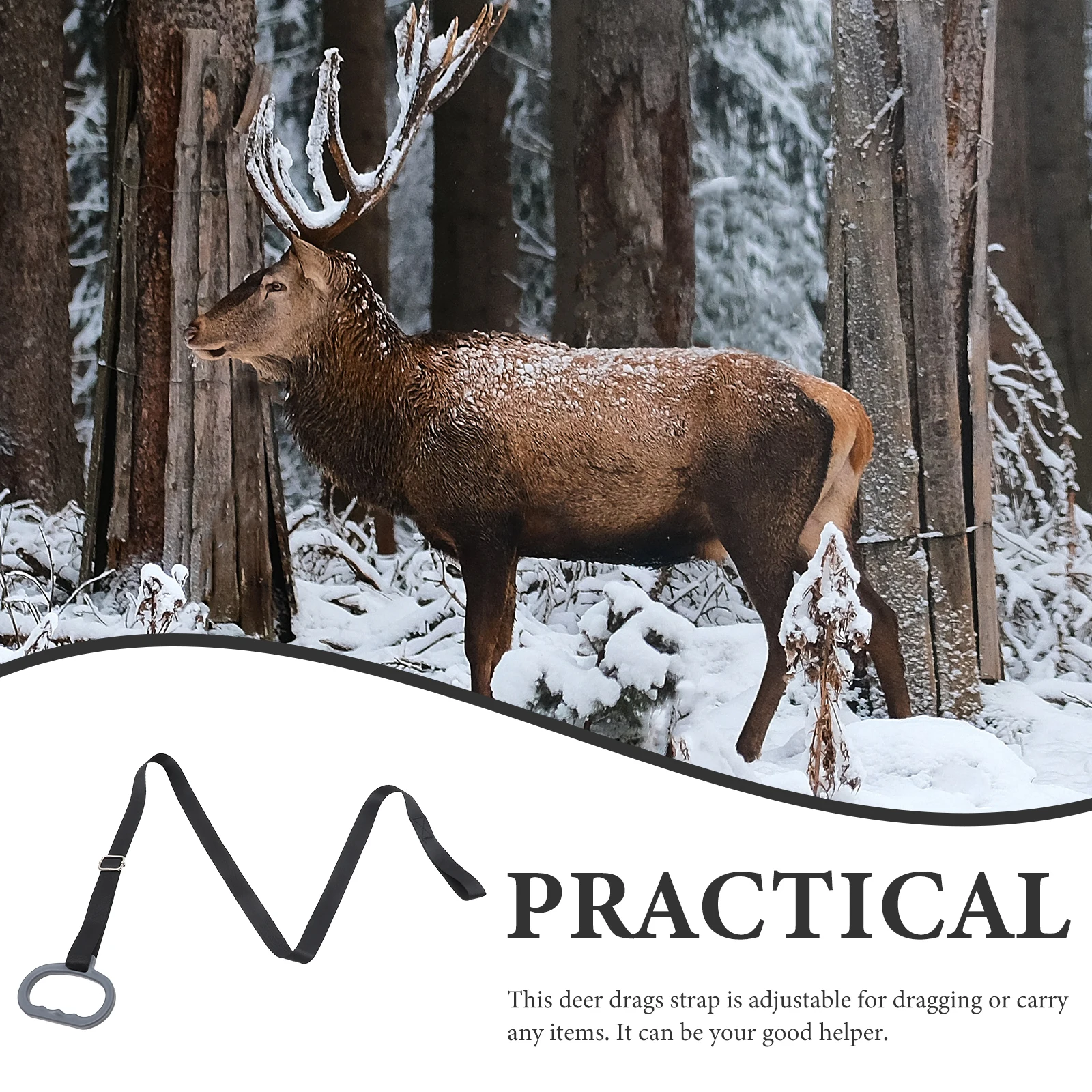 Nylon Webbing Deer Heavy Duty Wear Resistant Adjustable Strap for Hunting Outdoor Survival Gear Sturdy Helper
Nylon Webbing Deer Heavy Duty Wear Resistant Adjustable Strap for Hunting Outdoor Survival Gear Sturdy Helper