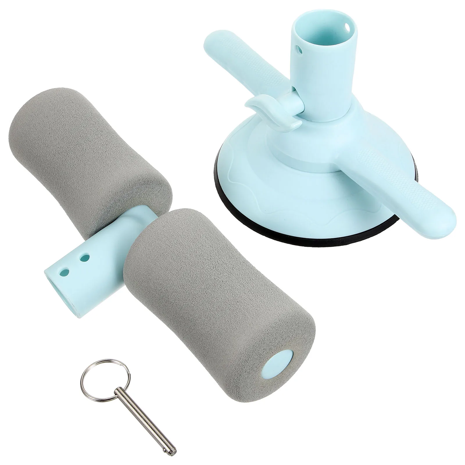 Portable Suction Cup Abdominal Trainer Sit Up Assist Device Adjustable Height Blue Curl Bar Home Fitness Equipment
Portable Suction Cup Abdominal Trainer Sit Up Assist Device Adjustable Height Blue Curl Bar Home Fitness Equipment