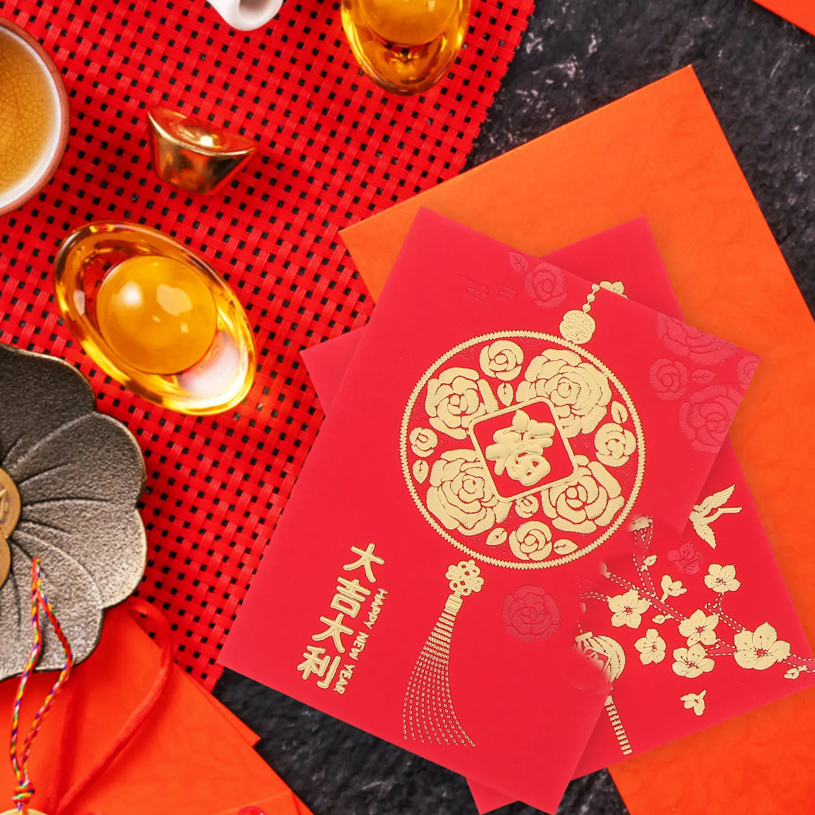 48Pcs Chinese Red Envelopes Year of The Snake Elegant Lucky Money Envelopes for Lunar New Year Wedding Birthday Cash Card Holder
48Pcs Chinese Red Envelopes Year of The Snake Elegant Lucky Money Envelopes for Lunar New Year Wedding Birthday Cash Card Holder