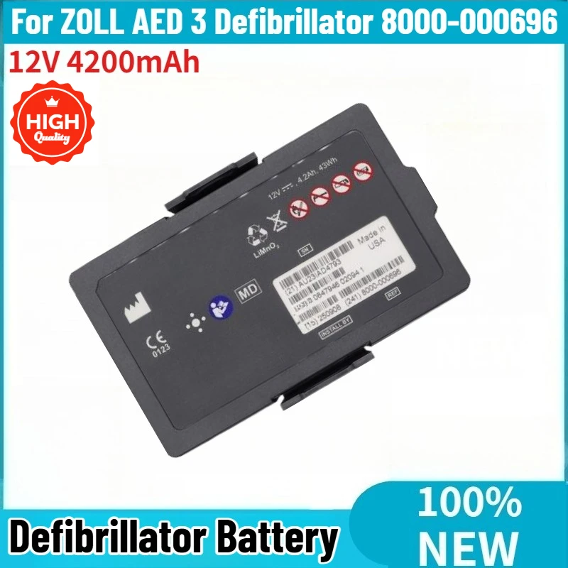 High Quality Battery 12V 4200mAh For ZOLL AED 3 Defibrillator 8000-000696 Brand New Replacement Battery
High Quality Battery 12V 4200mAh For ZOLL AED 3 Defibrillator 8000-000696 Brand New Replacement Battery