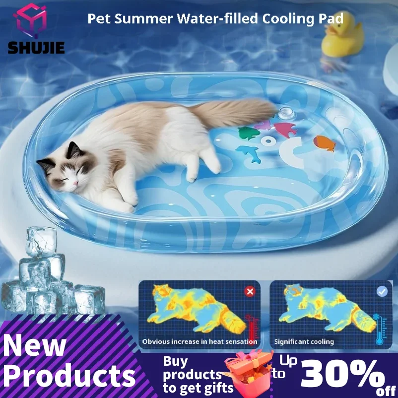Pet Water Filled Ice Mat Summer Cat and Dog Nest Climbing Mats Water Bed Scratch Resistant Large Thickened Tapping Water Mat To
Pet Water Filled Ice Mat Summer Cat and Dog Nest Climbing Mats Water Bed Scratch Resistant Large Thickened Tapping Water Mat To