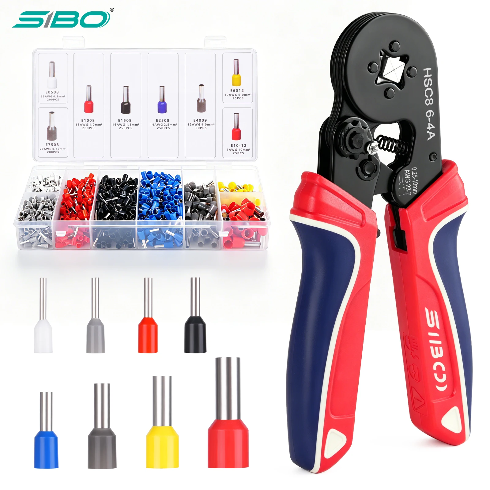 Ferrule Crimping Tool Kit HSC8 6-4A Electrical Ratchet Crimper Plier For Wire End Crimp Tube Terminals Electrical Circuit Repair
Ferrule Crimping Tool Kit HSC8 6-4A Electrical Ratchet Crimper Plier For Wire End Crimp Tube Terminals Electrical Circuit Repair