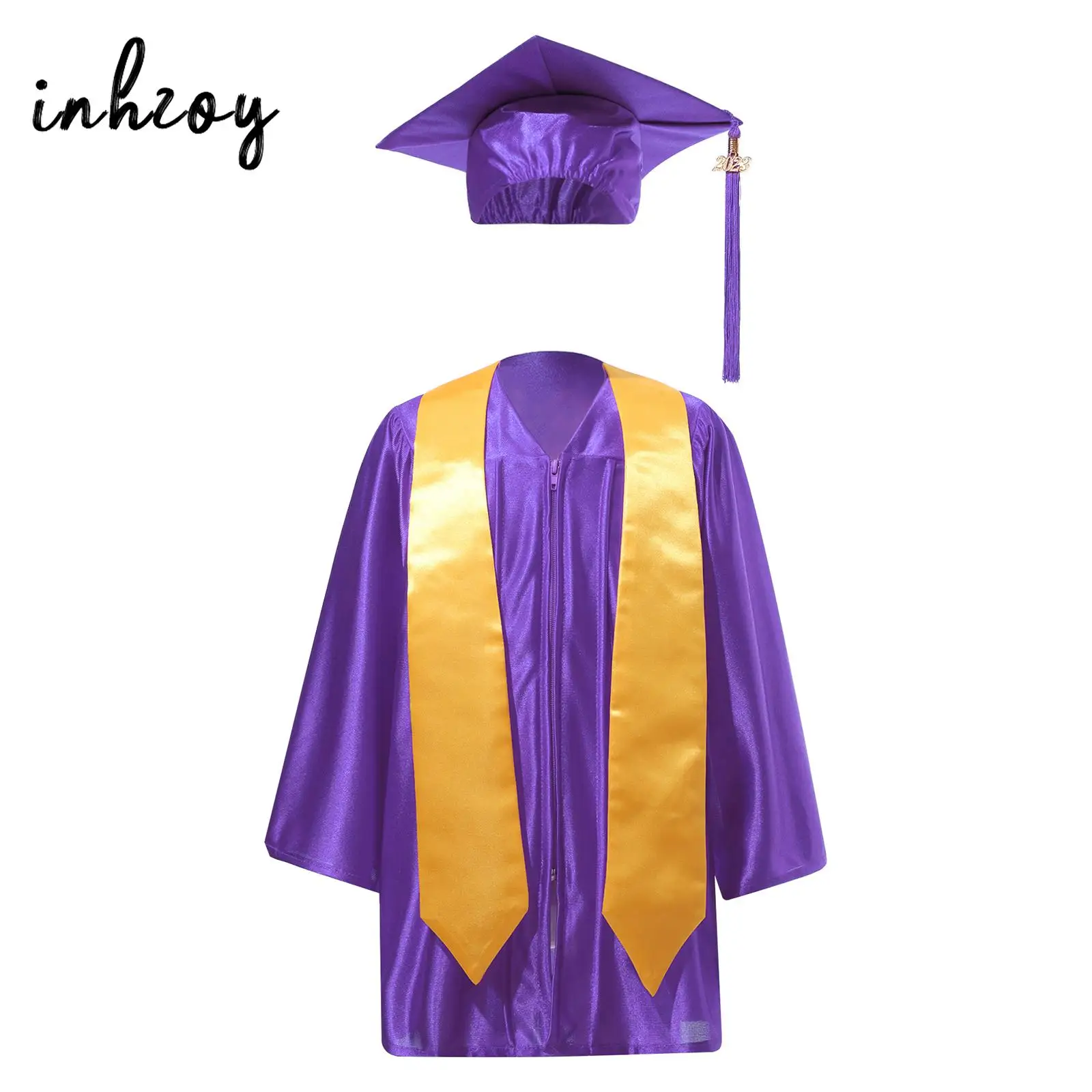 Kids Graduation Gown and Cap with 2023 Badge Tassel Graduation Sash School Uniforms Set Preschool Primary Ceremony Costume
Kids Graduation Gown and Cap with 2023 Badge Tassel Graduation Sash School Uniforms Set Preschool Primary Ceremony Costume