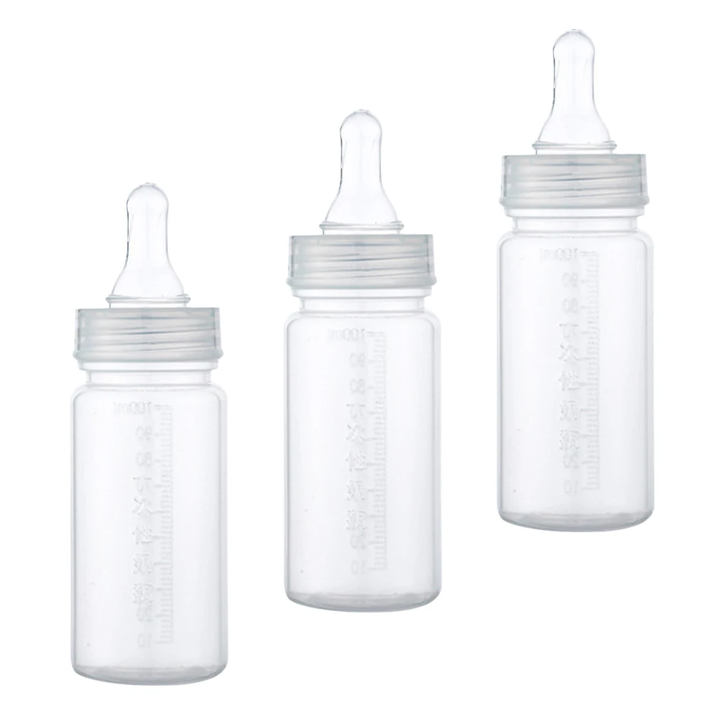 3 Pcs Disposable Baby Milk Bottle Once-off Feeding Bottles Transparent Plastic Lightweight Portable Home Hospital
3 Pcs Disposable Baby Milk Bottle Once-off Feeding Bottles Transparent Plastic Lightweight Portable Home Hospital
