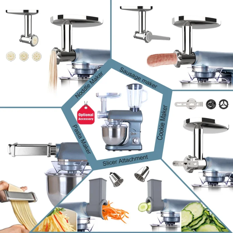 Kitchen Appliances Home 5 In1 Multifunctional Stand Mixer With Blender And Meat Grinder Parts Food Mixers
Kitchen Appliances Home 5 In1 Multifunctional Stand Mixer With Blender And Meat Grinder Parts Food Mixers