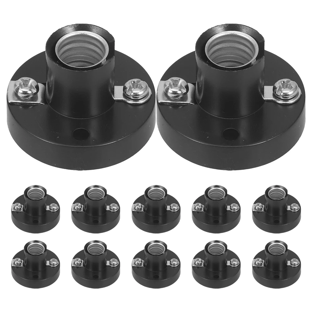 12 Pcs Small Lamp Holder Screw Socket Home Experiment Base Bulb Lamps Household Bulbs Plastic Circuit
12 Pcs Small Lamp Holder Screw Socket Home Experiment Base Bulb Lamps Household Bulbs Plastic Circuit
