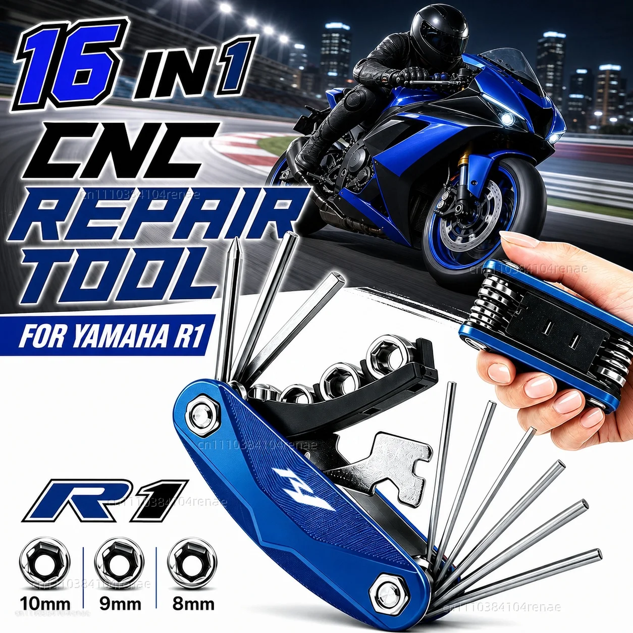 For YAMAHA YZFR1 YZF R1 Motorcycle Tool Repair Kit Multifunctional Screwdriver Wrench Hex Key Set Portable Bike Maintenance Tool
For YAMAHA YZFR1 YZF R1 Motorcycle Tool Repair Kit Multifunctional Screwdriver Wrench Hex Key Set Portable Bike Maintenance Tool