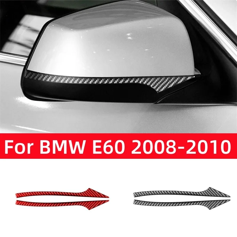 For BMW 5 Series E60 2008-2010 Car Accessories Carbon Fiber Car Rearview Mirror Decorative Strip Trim Frame Cover Stickers
For BMW 5 Series E60 2008-2010 Car Accessories Carbon Fiber Car Rearview Mirror Decorative Strip Trim Frame Cover Stickers