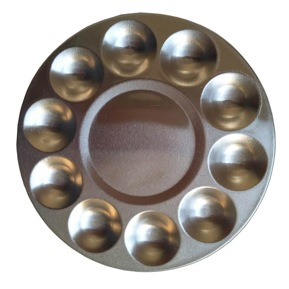 2pcs Aluminum Palette Durable 10Holes Painting Tray Watercolor Storage LongLasting Use
2pcs Aluminum Palette Durable 10Holes Painting Tray Watercolor Storage LongLasting Use