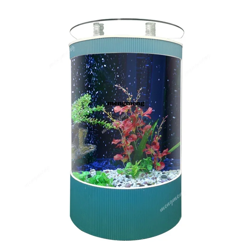 Semicircular European living room fish tank aquarium small household
Semicircular European living room fish tank aquarium small household