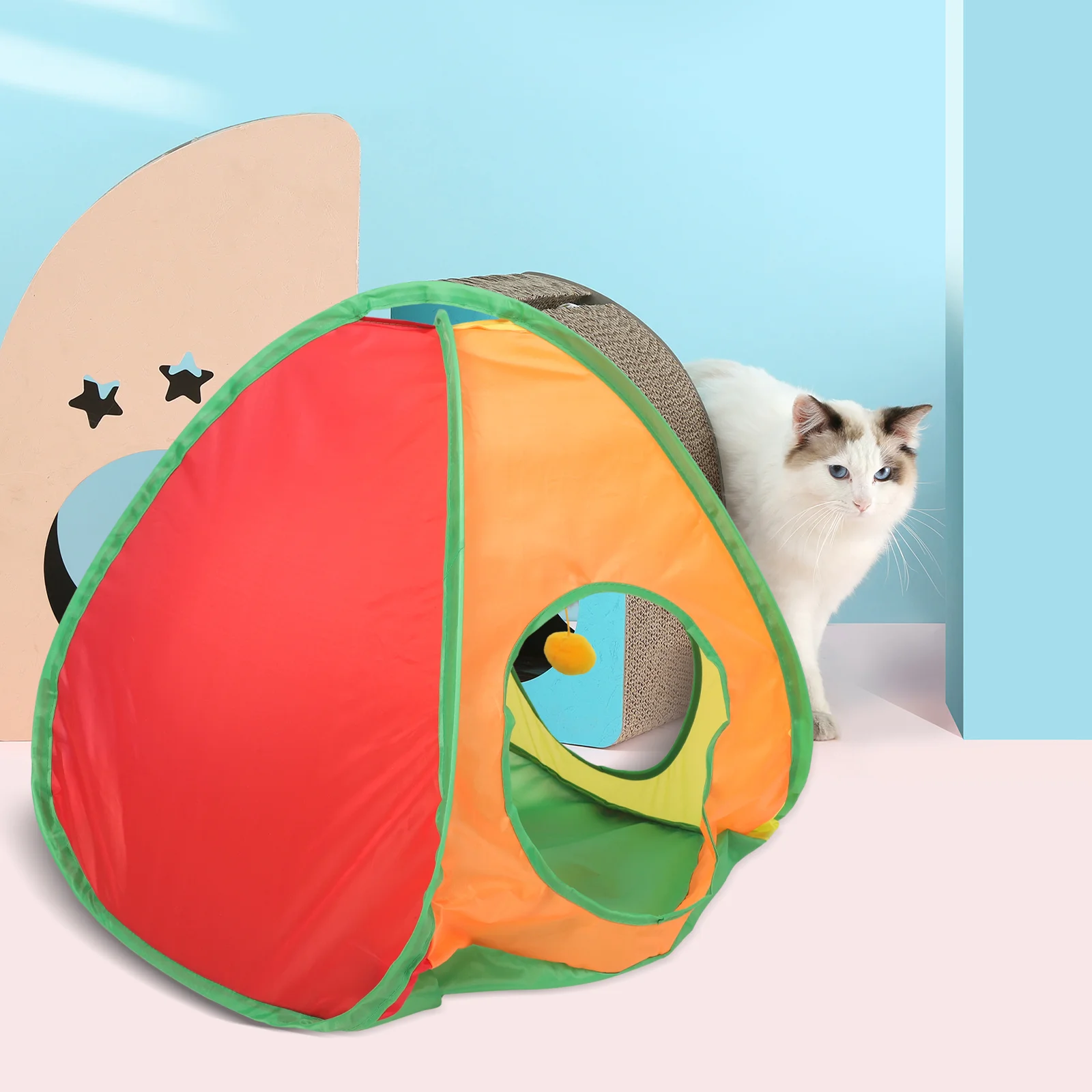 Pet Tent Kitten Cage Baby Toys Small Playpen Indoor Ferret Guinea Pig Enclosure Polyester
Pet Tent Kitten Cage Baby Toys Small Playpen Indoor Ferret Guinea Pig Enclosure Polyester