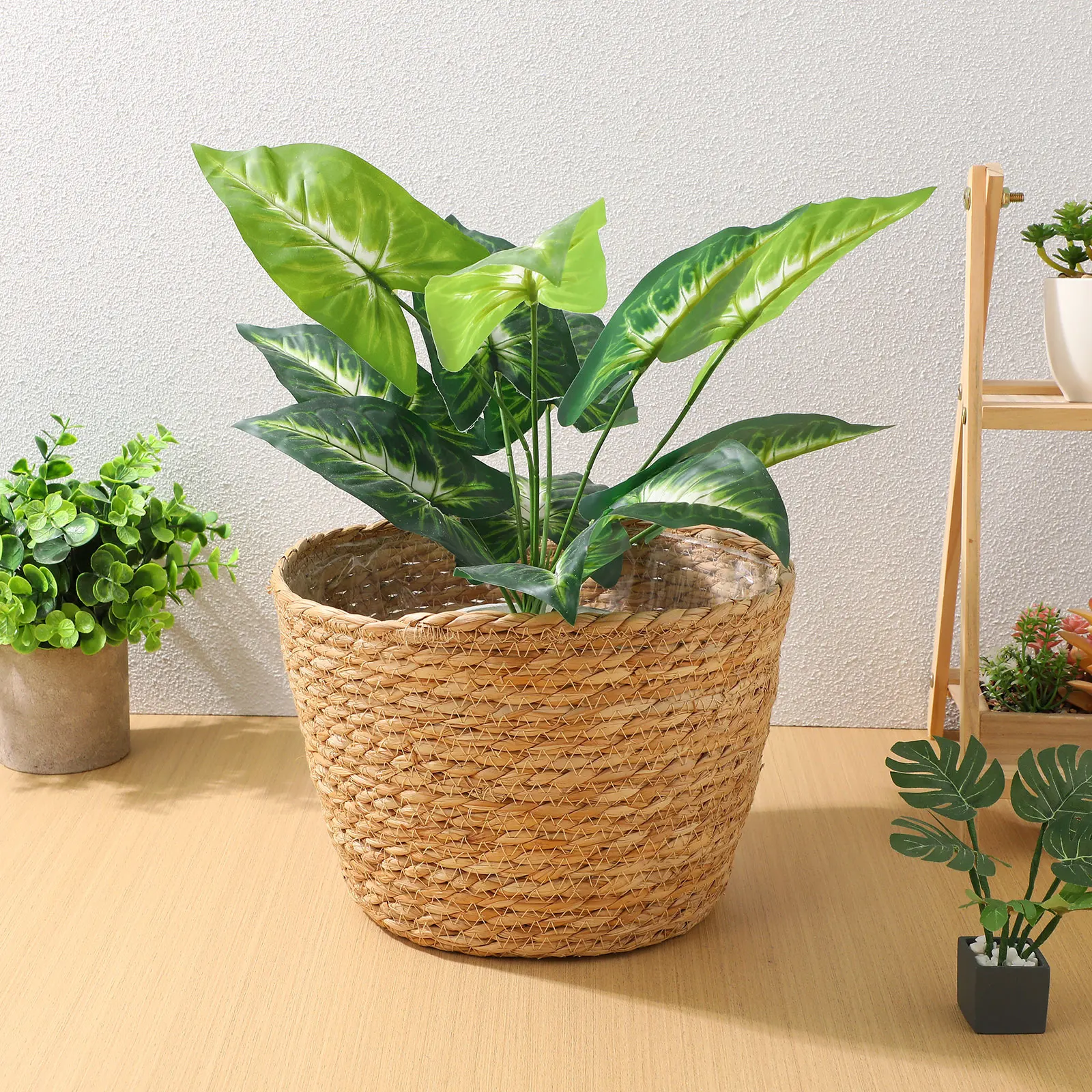 Hand Woven Durable Plant Basket Flower Holder Woven Planter For Indoor Outdoor Plants Storage Bin Garden Decorative Container
Hand Woven Durable Plant Basket Flower Holder Woven Planter For Indoor Outdoor Plants Storage Bin Garden Decorative Container